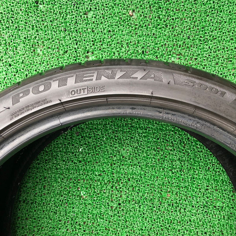 255/35R19 BRIDGESTONE POTENZA S001　2020年　中古夏タイヤ　2本：15000円