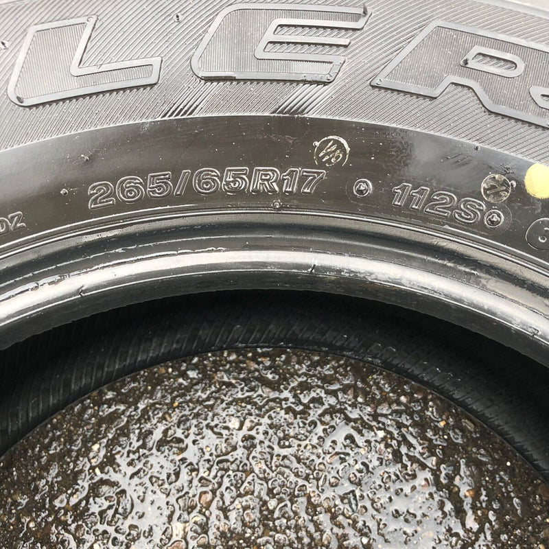 265/65R17 BRIDGESTONE DUELER A/T　2021年　4本セット：32000円