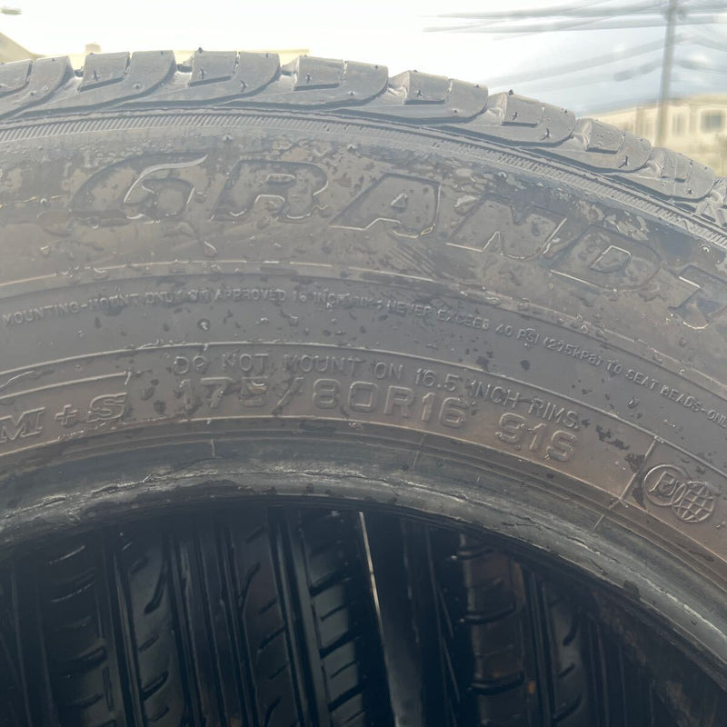 175/80R16 ダンロップ　年式2019.2020 激安美品4本セット:16000円