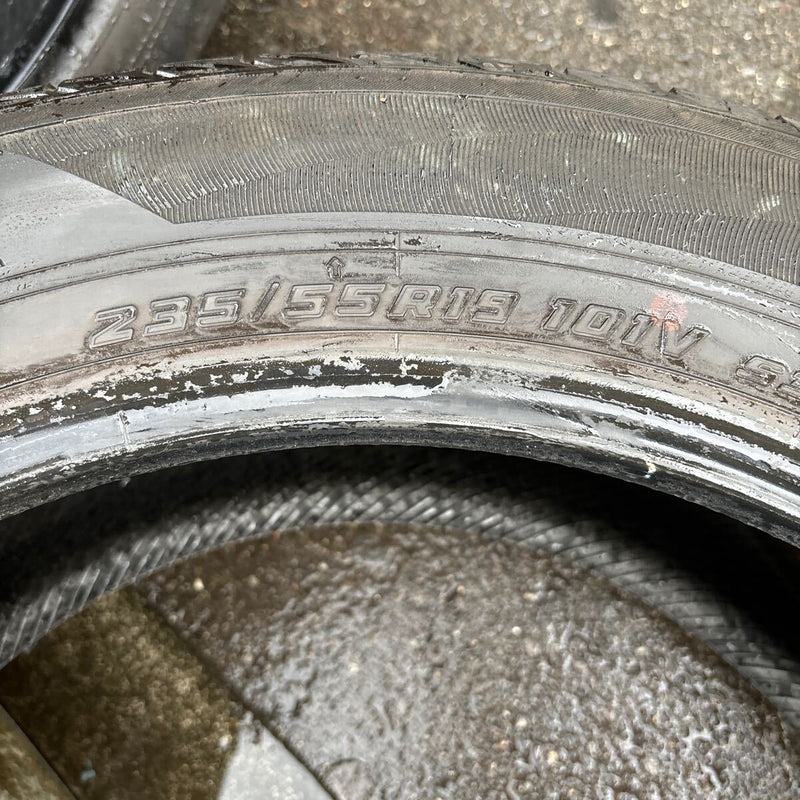 235/55R19 　YOKOHAMA AVID GT　2019年　中古夏タイヤ　4本セット：22000円