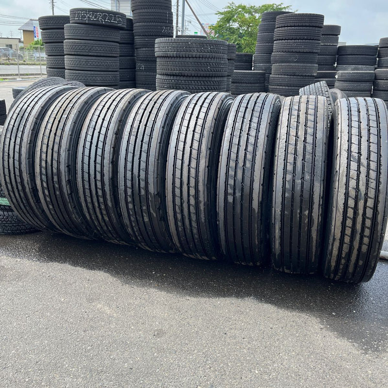 275/80R22.5 BRIDGESTONE, R173 中古 バリ溝　激安美品　　8本セット：182000円