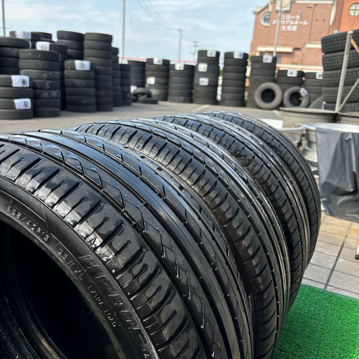 225/40R19 93w HIFLY HF80S 2019年 美品 4本セット：16000円 | 桜国際