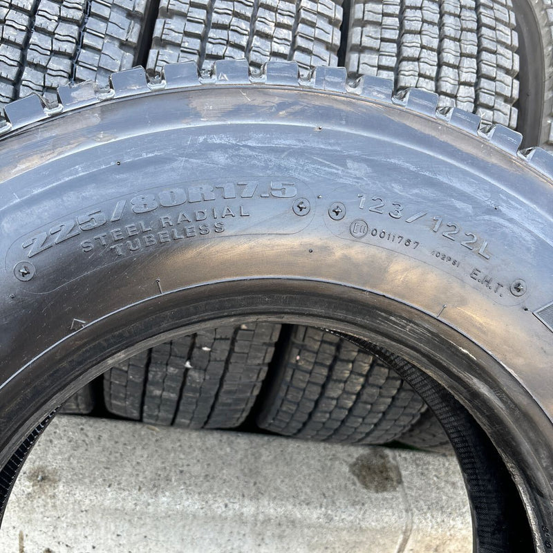 225/80R17.5　ダンロップ　中古　　激安美品　6本セット：35000円