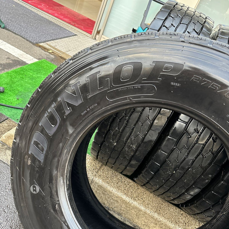 275/80R22.5 中古地山　ダンロップ　2022年 激安美品　4本セット：60000円