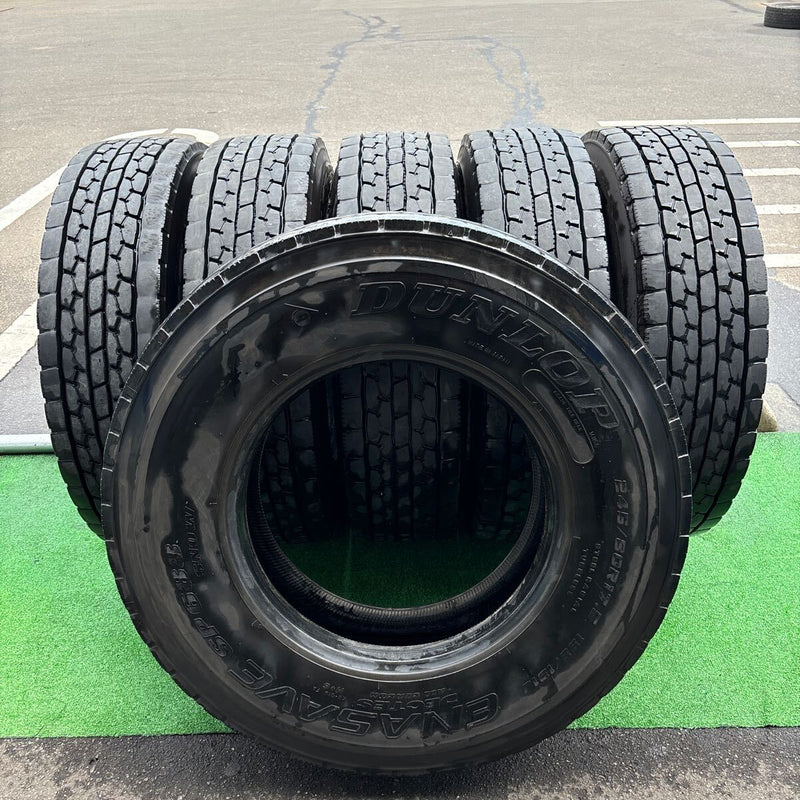 245/80R17.5　133/131J ダンロップ　SP688地山中古　　美品　6本セット：40000円