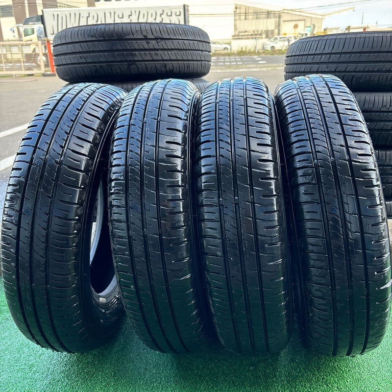 145/80R13 ダンロップ　EC204　中古夏タイヤ　2022年製　美品　4本セット：8000円