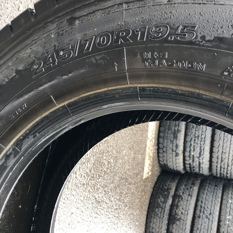 245/70R19.5 YOKOHAMA 136/134J, 904W, 2021年製　激安美品1本:11000円