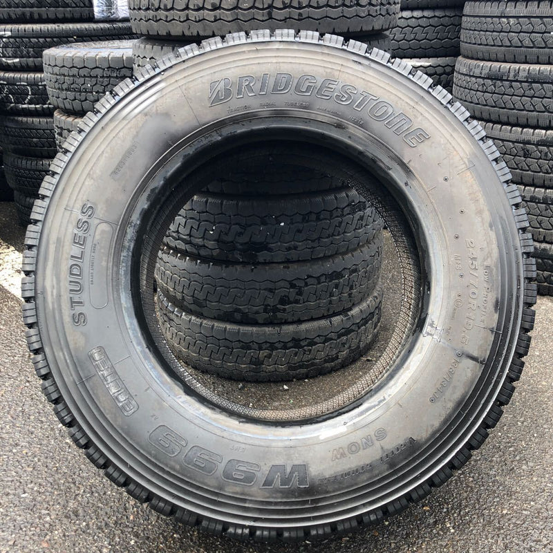 245/70R19.5 BRIDGESTONE 136/134J, W999, 2022年製　激安美品1本:11500円