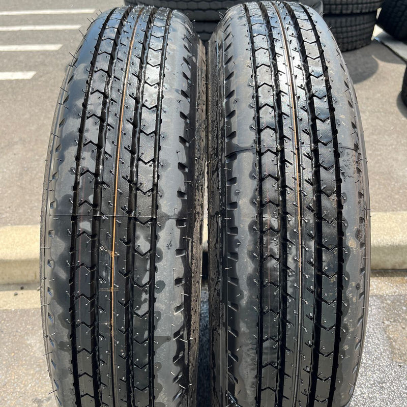 225/80R17.5 DUNLOP, SP110　中古　イボ付　 激安美品　2本セット：16000円