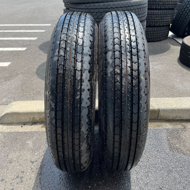 225/80R17.5 DUNLOP, SP110　中古　イボ付　 激安美品　2本セット：16000円