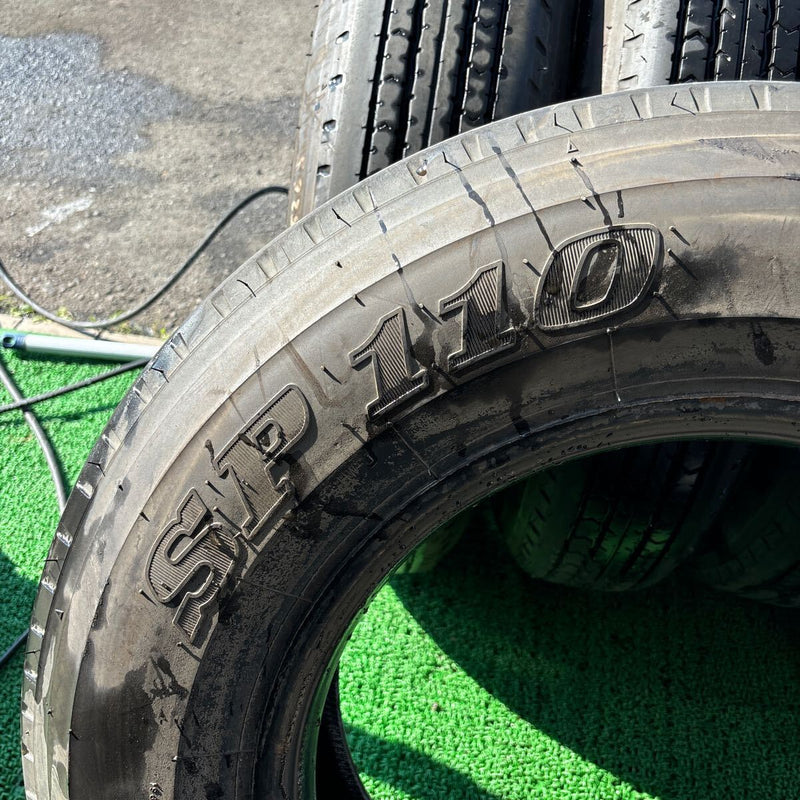 225/80R17.5　123/122L ダンロップ　中古　　2015UP激安美品　4本セット：20000円