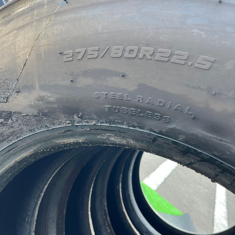 275/80R22.5 DUNLOP, SP081 中古スタッドレス　激安美品　　4本セット：78000円