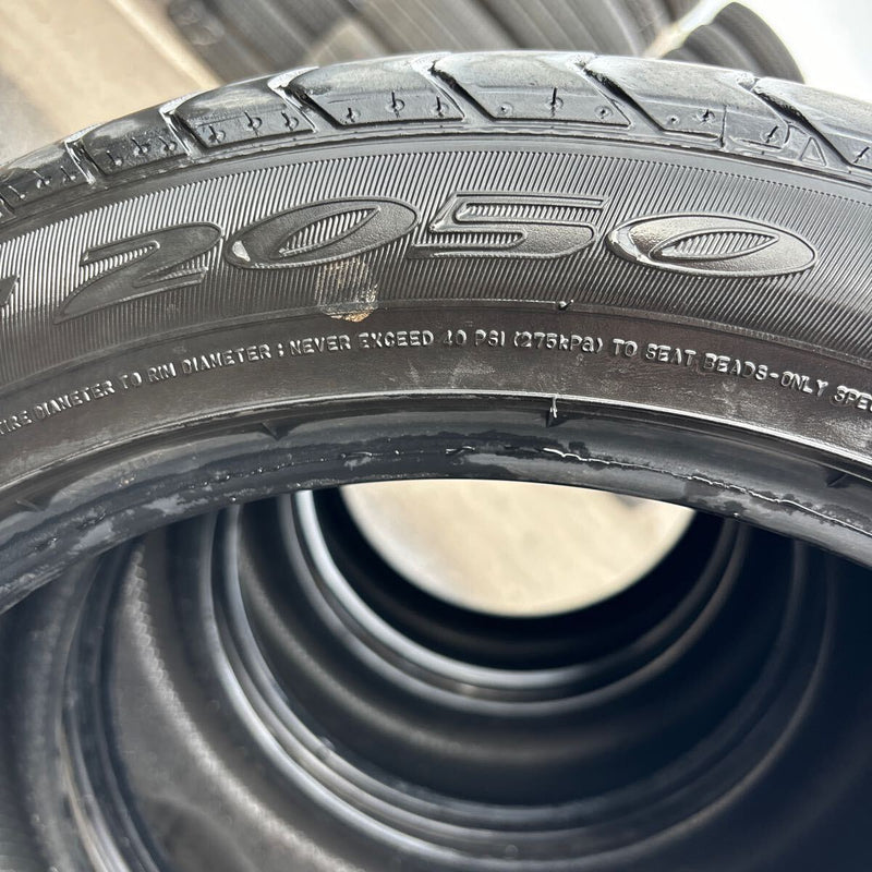 205/50R17 DUNLOP , SP SPORT 2050 中古　　2016年　激安美品　4本セット：15000円