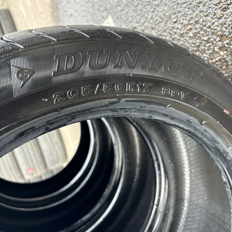 205/50R17 DUNLOP , SP SPORT 2050 中古　　2016年　激安美品　4本セット：15000円