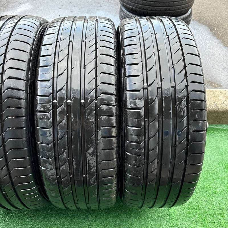 195/45R17 中古夏タイヤ CONTINENTAL　2021年UP 4本セット：18000円