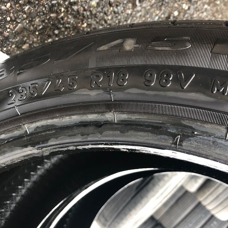 235/45R18 98V ピレリ　Cinturato P7 中古　激安美品　2本セット：10000円