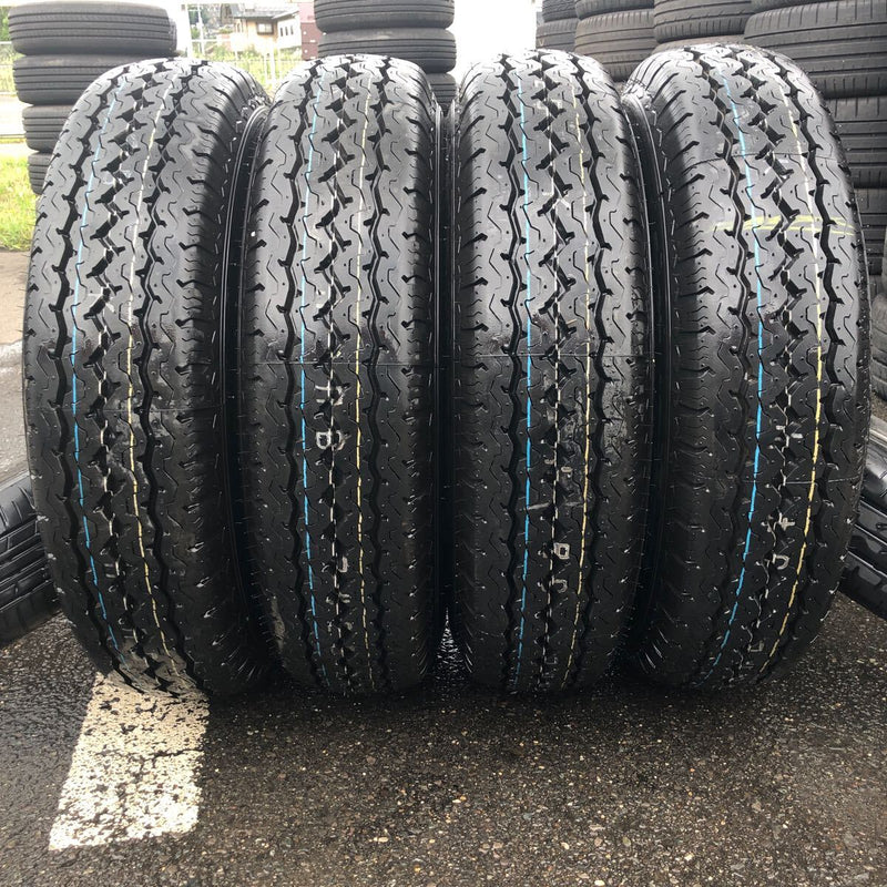 205/85R16 DUNLOP 117/115L, SP LT5, バリ溝　イボ付き　中古　激安美品　　4本セット:21000円