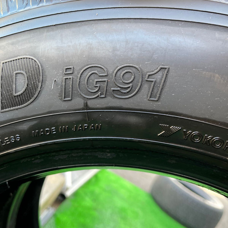 215/70R17.5 YOKOHAMA, IG91 中古スタッドレス　激安美品　　2本セット：9800円