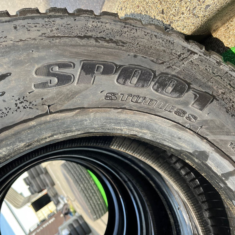 245/70R19.5 DUNLOP 136/134J, SP001, 中古　激安美品　4本セット:41000円