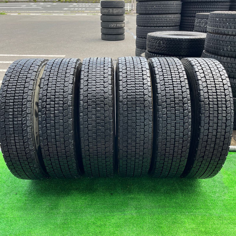 225/80R17.5 再生　中古スタッドレス　　激安美品　　6本セット：28000円