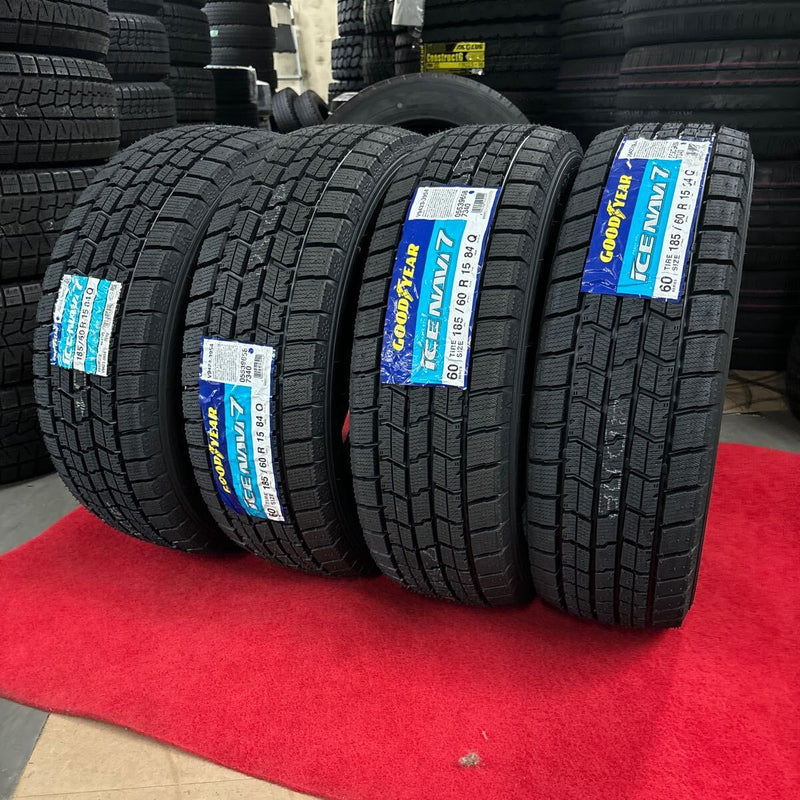 185/60R15 GOODYEAR ICE NAVI7 2023年製　未使用　4本セット:60000円