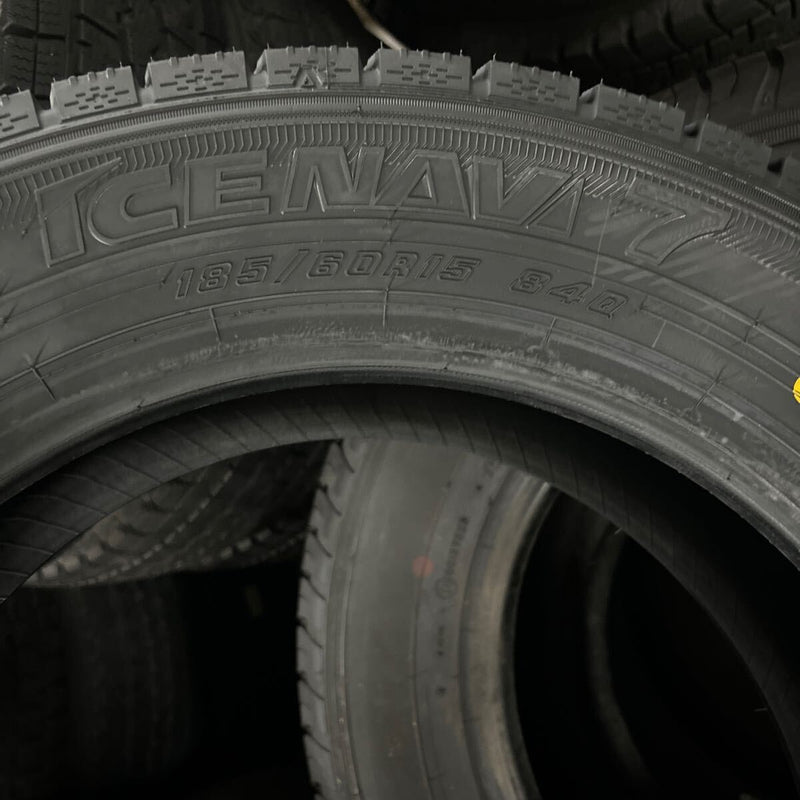 185/60R15 GOODYEAR ICE NAVI7 2023年製　未使用　4本セット:60000円