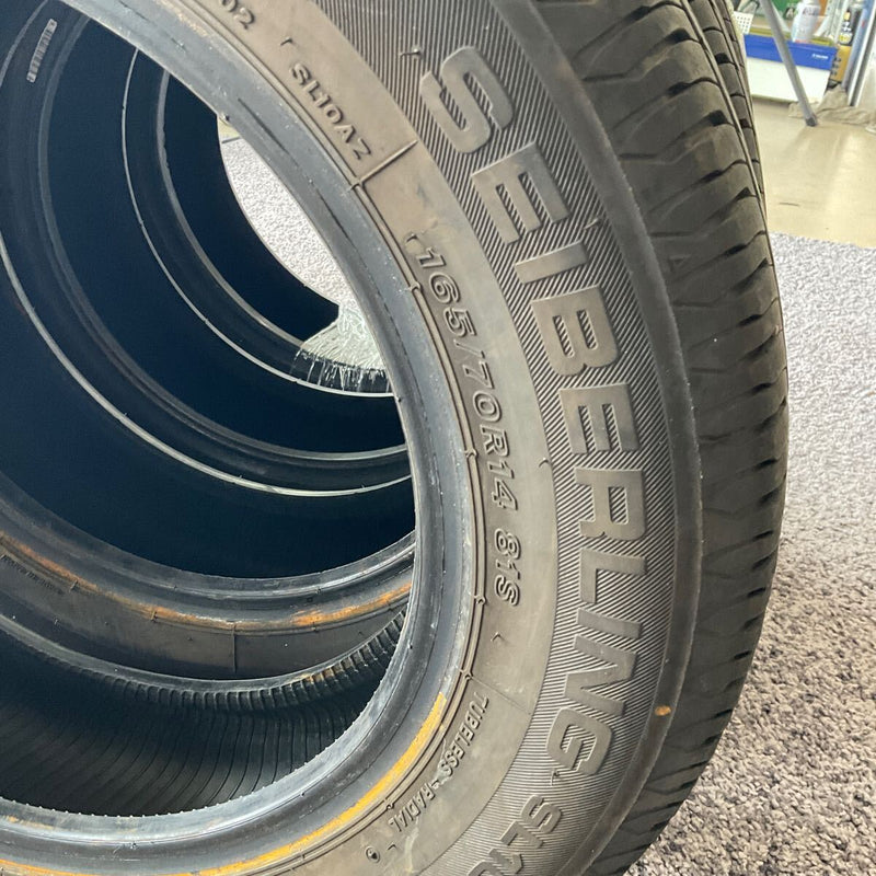 SEIBERLING 165/70R14 LS101 中古サマータイヤ　4本：12000円