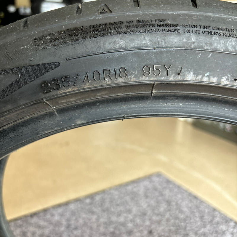 DUNLOP235/40R18 中古夏タイヤ2022年製 1本:5500円