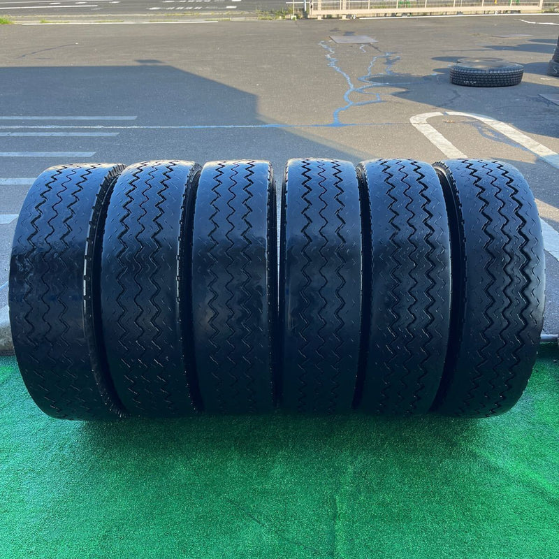 195/75R15 BRIDGESTONE, RD-616 中古タテ溝　激安美品　　6本セット：23500円