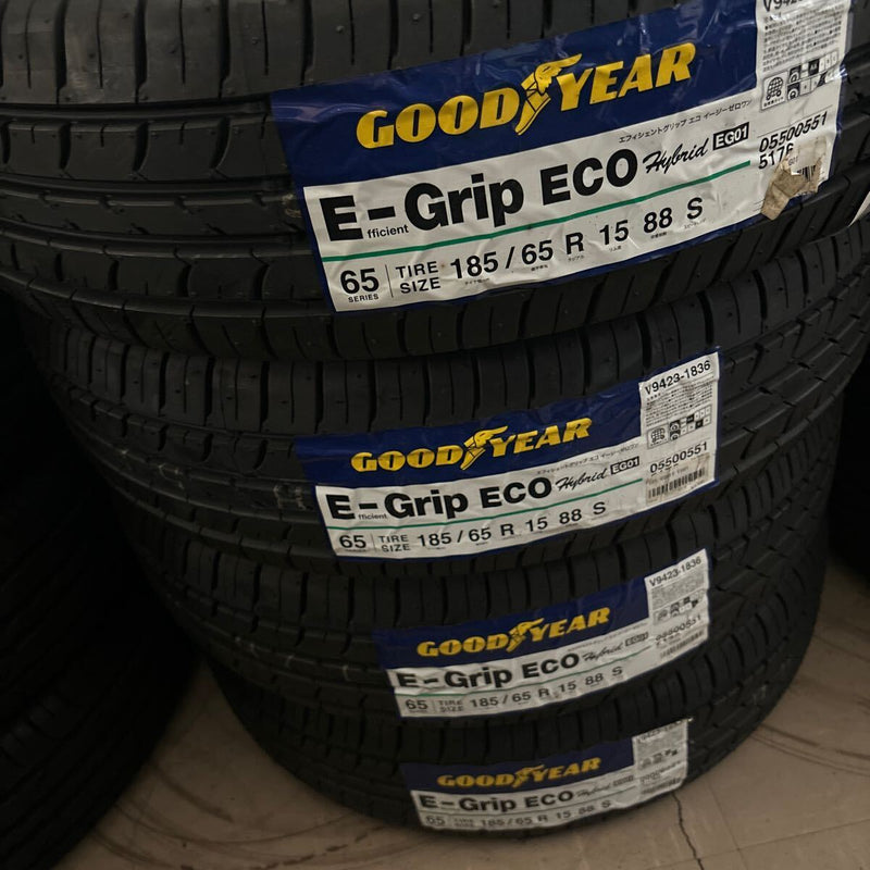 グッドイヤー 185/65R15 E-Grip 2023年製新品 4本:29000円 未使用