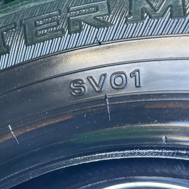 165R14 6PR DUNLOP, SV01　中古スタッドレス　激安美品　4本セット：13000円