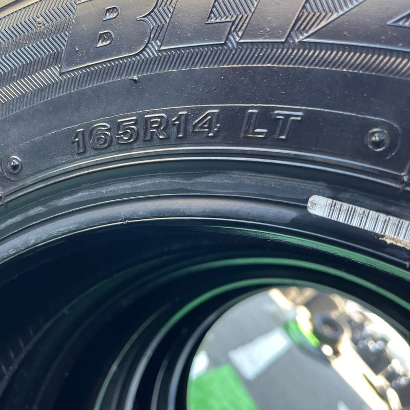 165R14 8PR BRIDGESTONE, VL1　中古スタッドレス　激安美品　4本セット：13000円