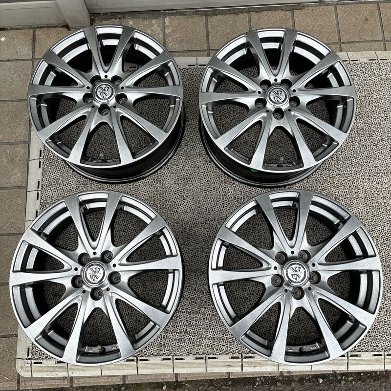 T.R.G-BAHN 16×6J+45 5穴　PCD100 激安美品　4本セット:28000円