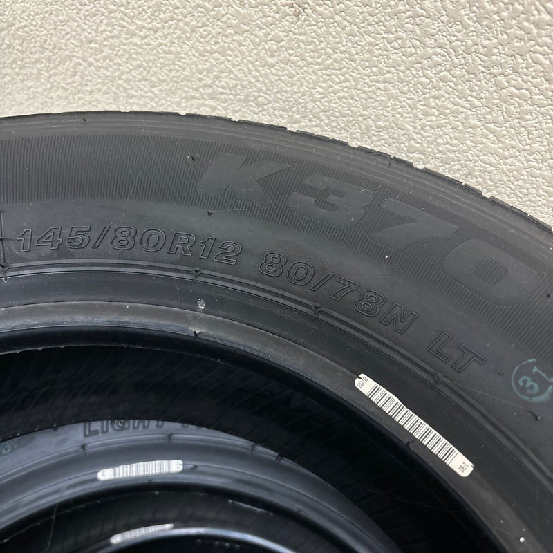 ブリヂストン 145/80R12 LT K370 新品2024年製　4本セット:14000円 未使用