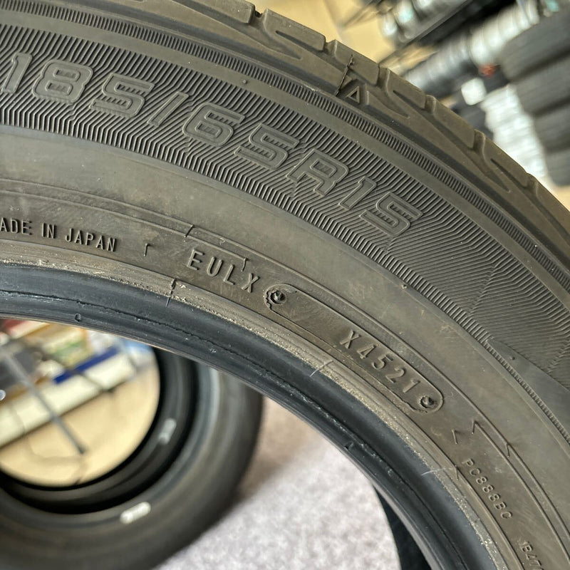 ダンロップ 185/65R15 中古 2021年製夏タイヤ1本:4500円