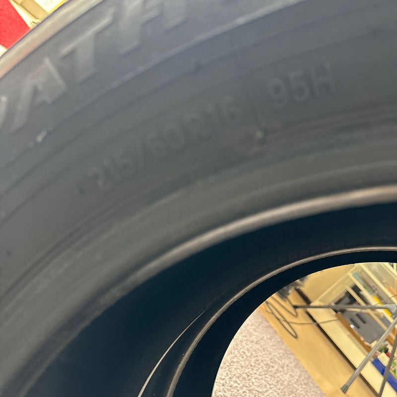 TOYO 215/60R16 MPZ 中古夏タイヤ 2本:9000円