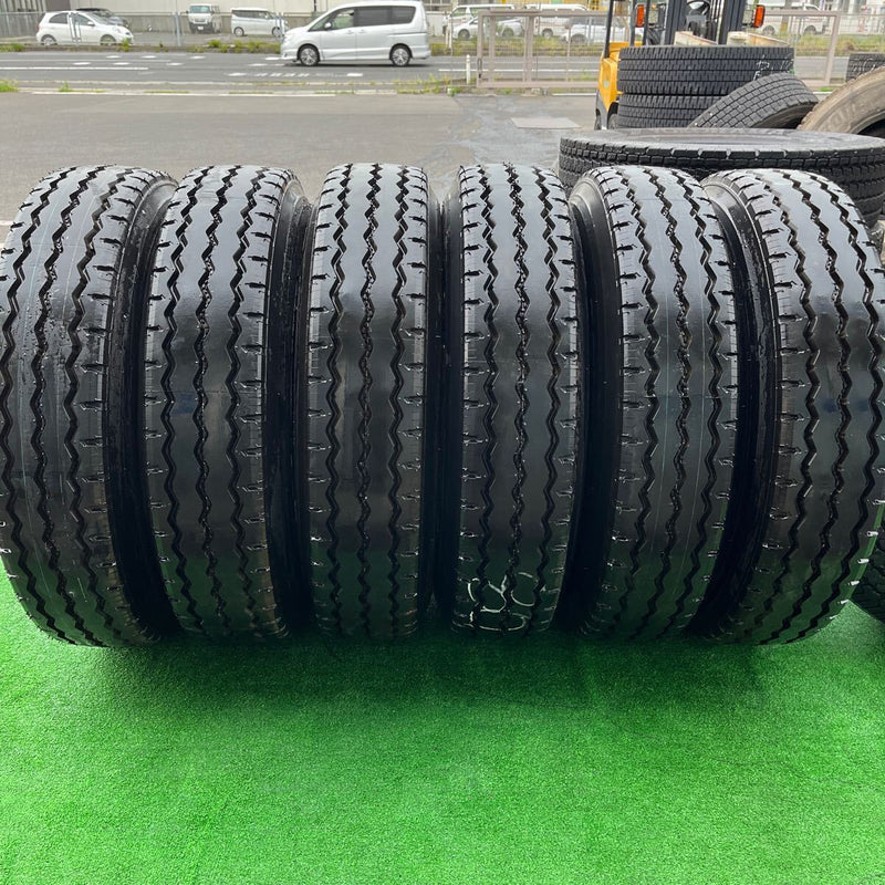 225/80R17.5 DUNLOP, SP524 ゲタ山　イボ付　激安美品　　6本セット：41000円