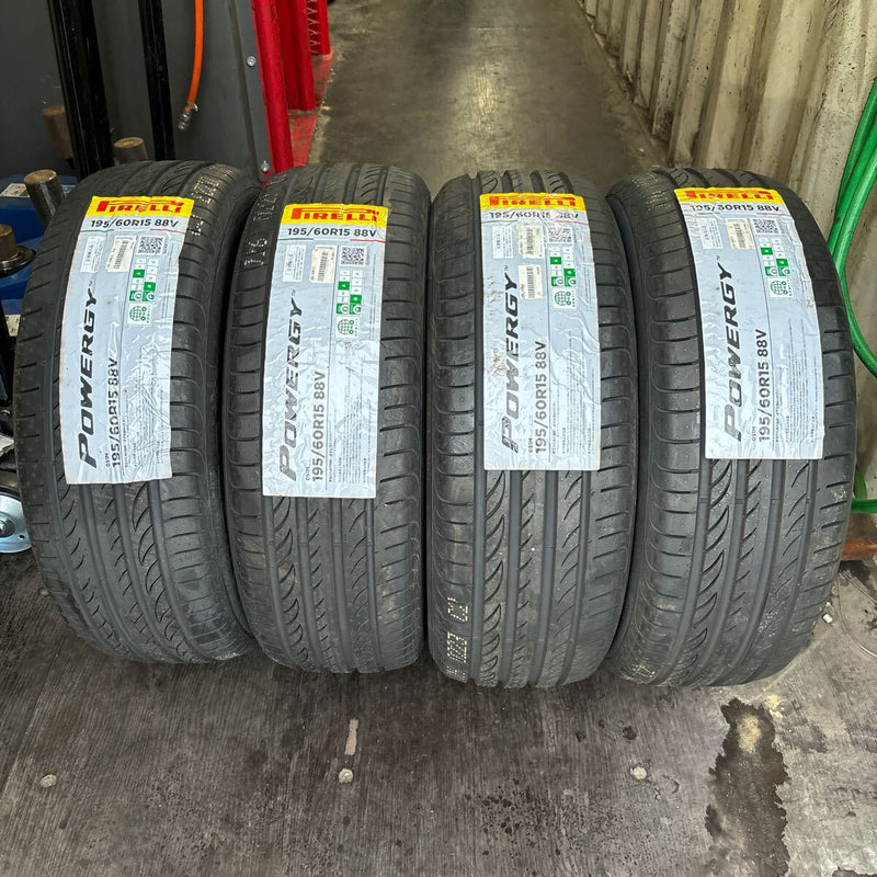 195/60R15 PIRELLI POWERGY 未使用品　夏タイヤ　4本セット：32000円