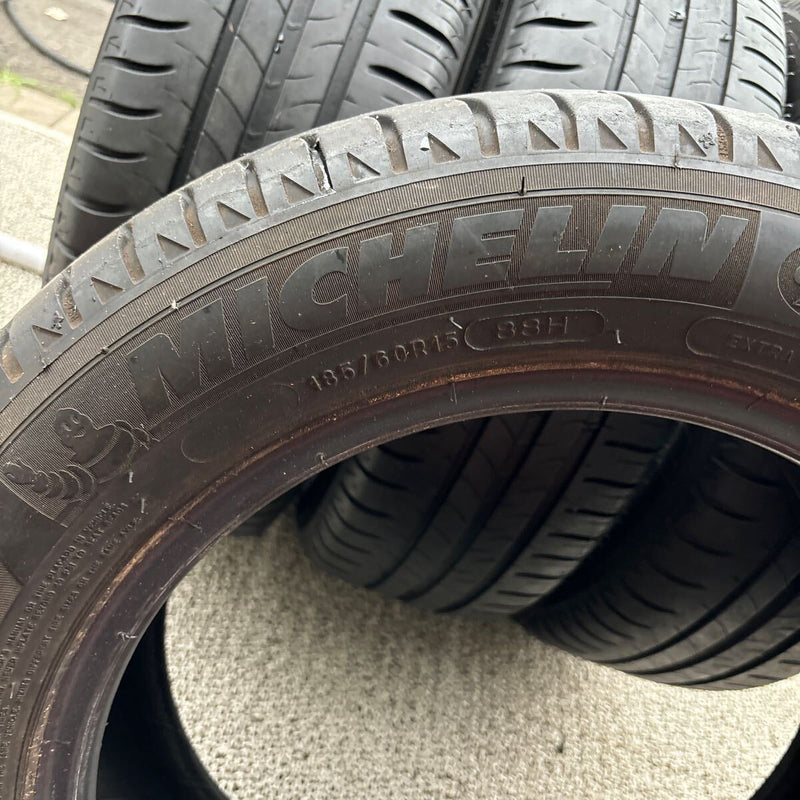 185/60R15 MICHELIN ENERGY SAVER 2017年製　中古夏タイヤ　4本セット：12000円