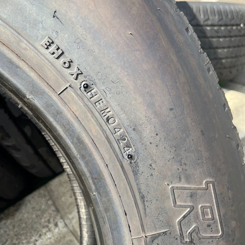 205/80R17.5 中古地山　2024年製 ブリヂストン　ほぼ新品　激安美品6本セット＋1本：55000円