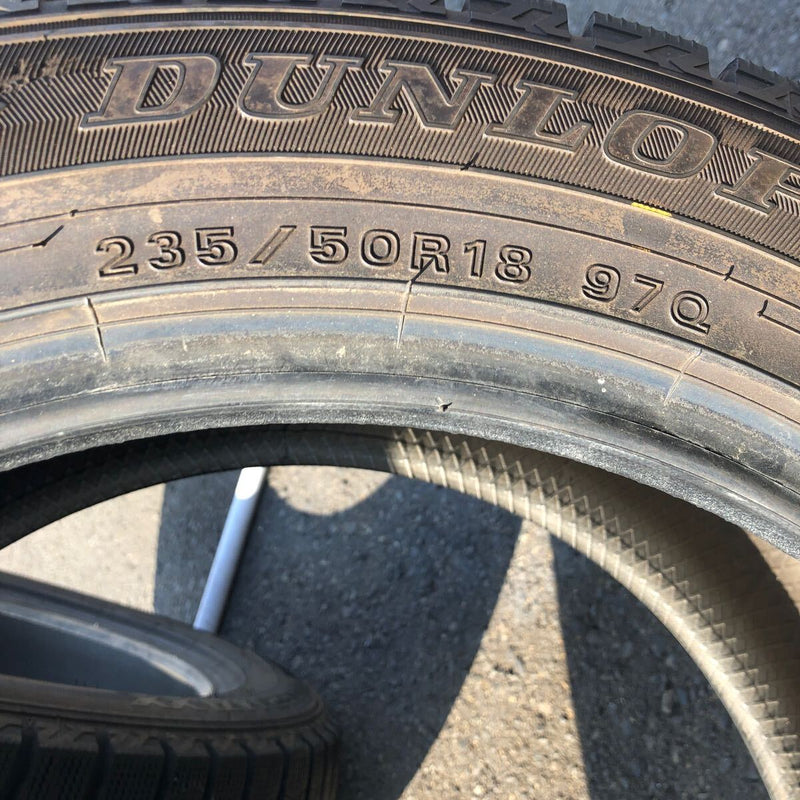 235/50R18 ダンロップ　WM02 中古スタッドレス　激安美品24本セット：13000円