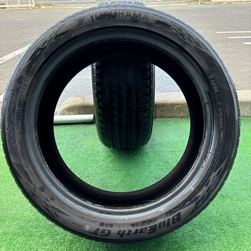 205/50R17 YOKOHAMA BluEarth-GT AE51, 2022年製　激安美品　2本セット:12000円