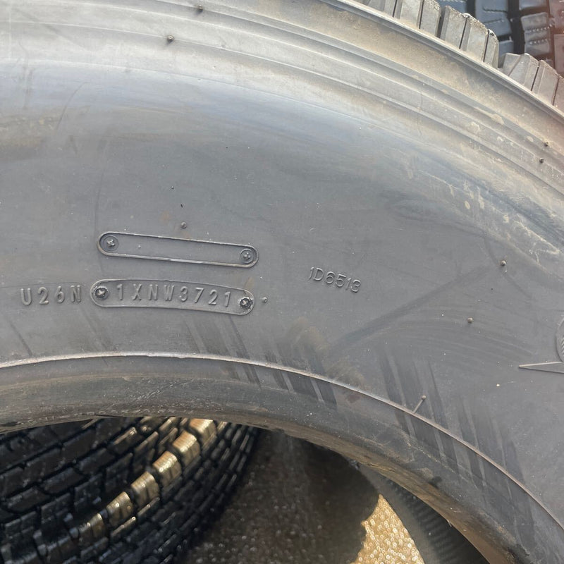 275/80R22.5 中古地山　ダンロップ　SP081 2021年　激安美品　2本セット：32000円