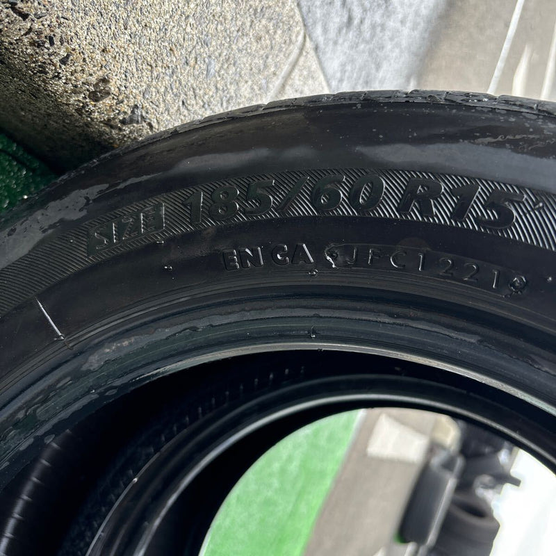 185/60R15 BRIDGESTONE NEXTRY 2021年製　激安美品　2本セット:8000円