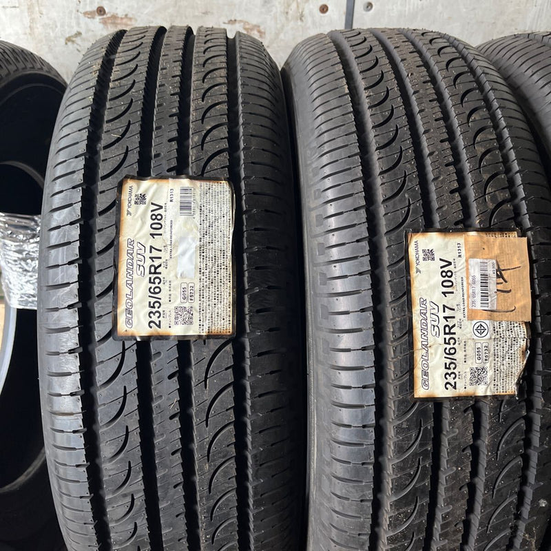 235/65R17 YOKOHAMA, SUV 未使用　激安美品　4本セット：34000円