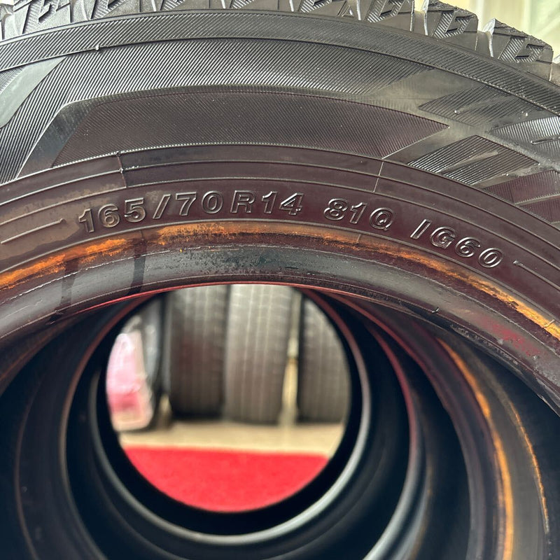 ヨコハマ 165/70R14 iG60中古冬タイヤ 4本セット:12000円