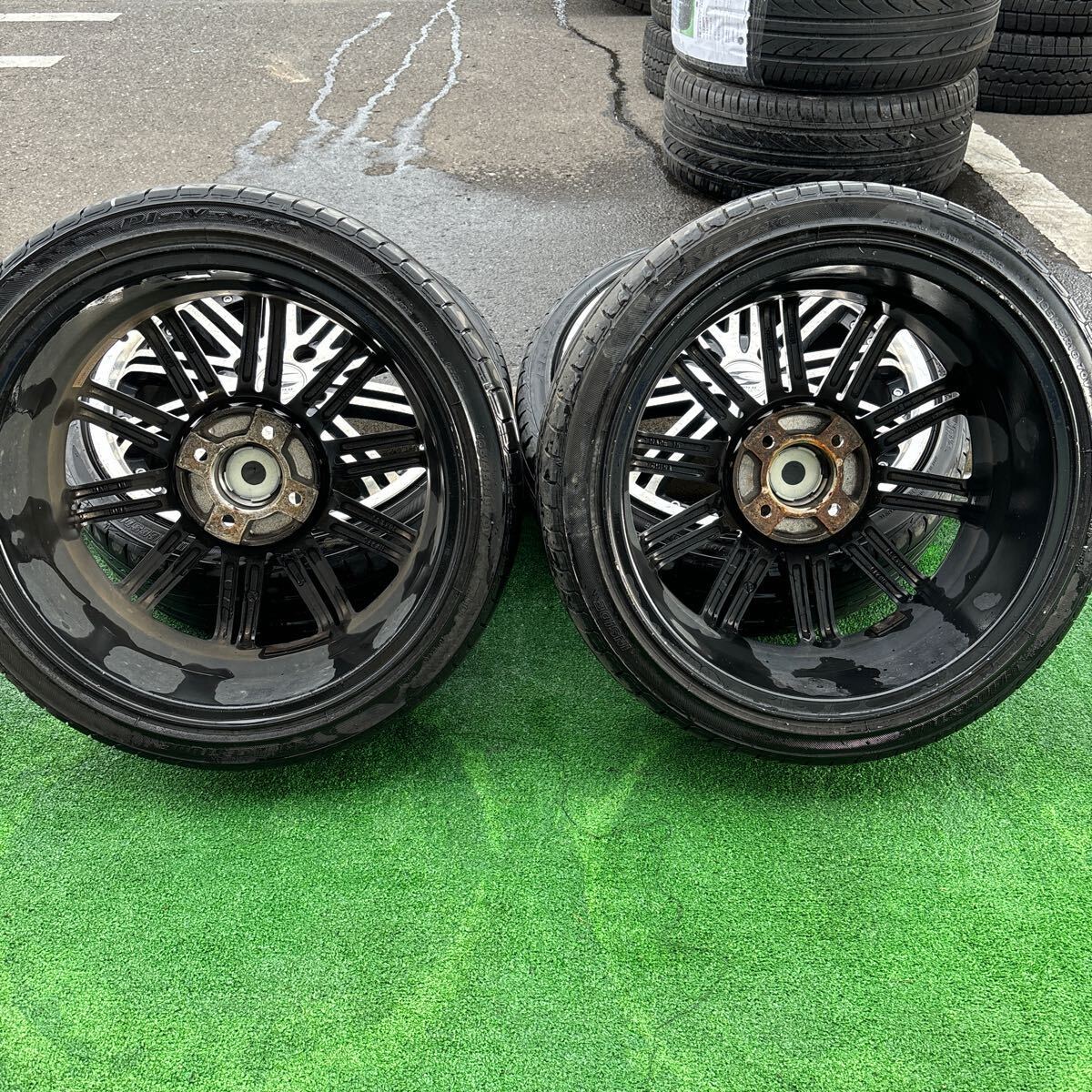 165/45R16 BRIDGESTONE PLAYZ アルミホイール付き！ 16×5.5 4H 100+48 中古夏タイヤ 軽用 4本セット :30000円