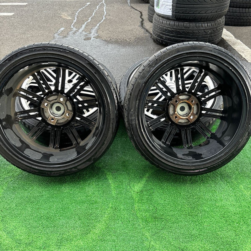 165/45R16 BRIDGESTONE PLAYZ アルミホイール付き！　16×5.5 4H 100+48 中古夏タイヤ　軽用　4本セット:30000円