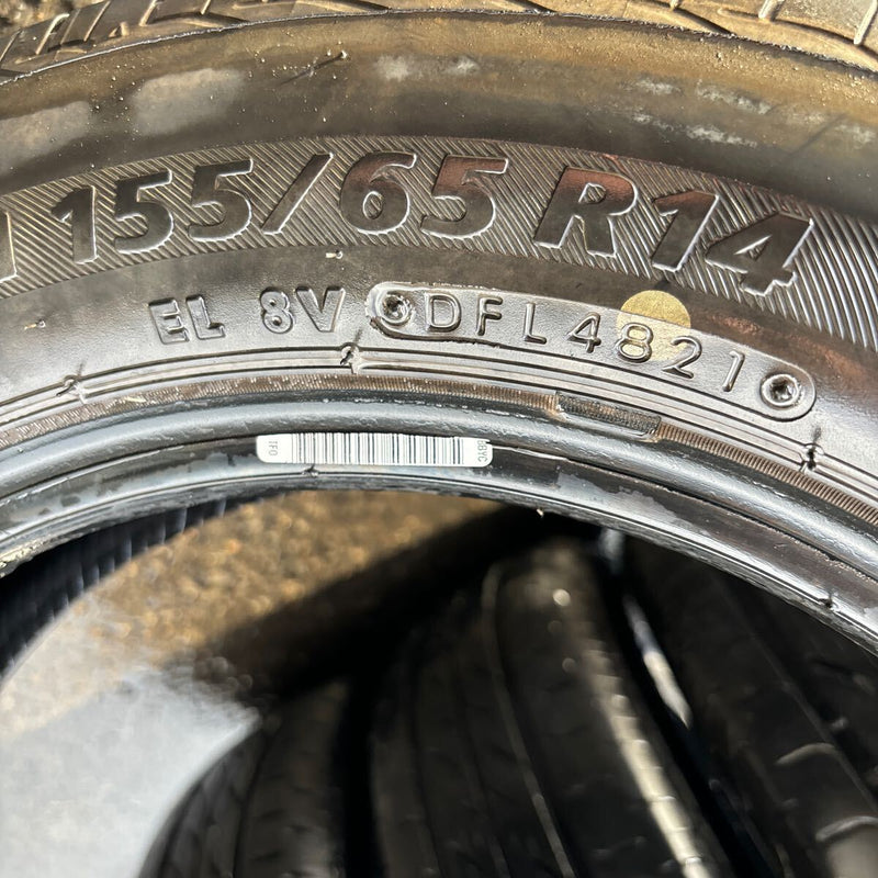 155/65R14 ブリヂストン　ネクストリー　　中古　激安美品　4本セット：10000円