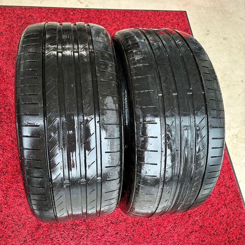 コンチネンタル245/40R18 中古夏タイヤ 2本セット:9500円